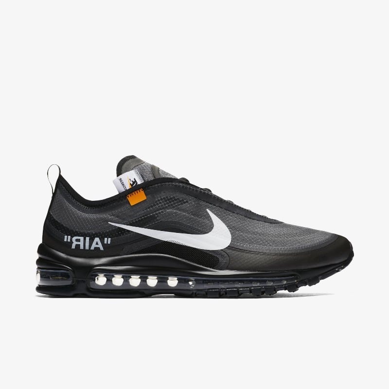 Off White x Nike Air Max 97 Black AJ4585 001 Grailify